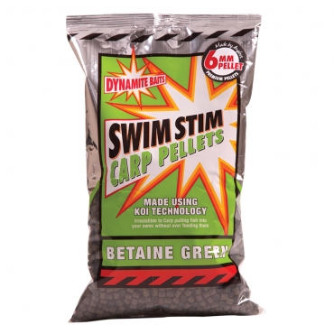 Dynamite Baits Swim Stim Pellet Betaine Green 6mm 900g